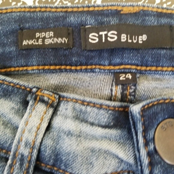 STS Blue Piper Ankle Skinny Jeans Size 24 - Picture 6 of 8